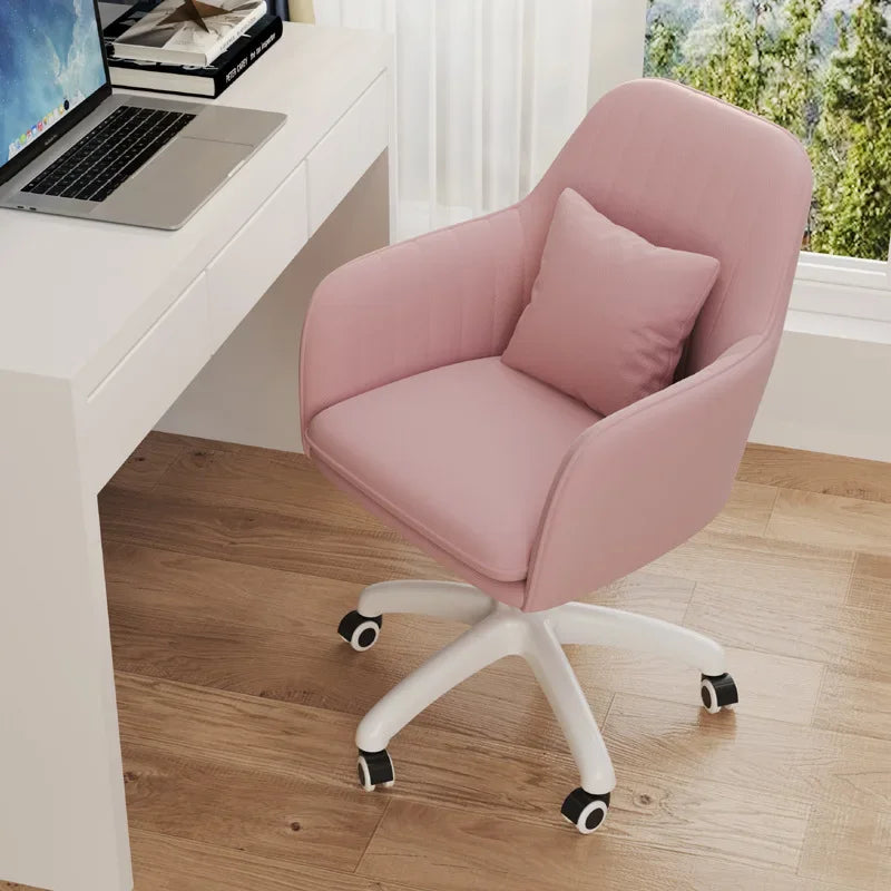 Modern Simple Computer Chair - Home Office & Gaming Use,Casual Design&Armrest, Suitable for Desk or Bedroom, Comfortable Seating