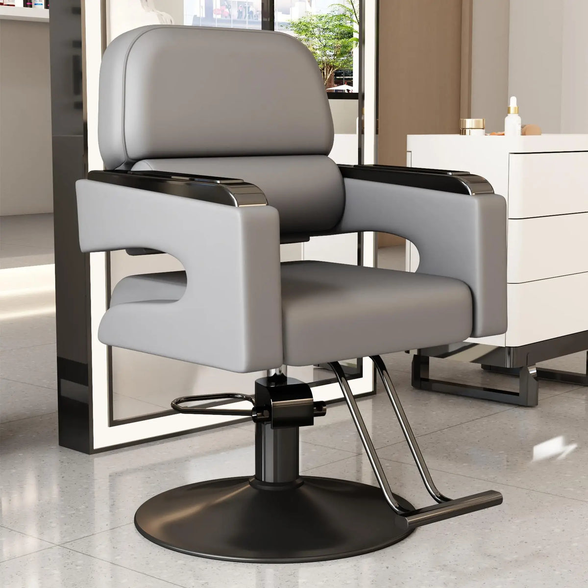 Creative Luxury Barber Chairs Modern Simple Style Minimalist Salon Chairs Space Saving Italian Friseurstuhl Salon Furniture