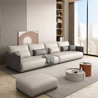 Designer Simple Soft Couches Living Room Comfortable Wood Luxury Modern Sofa Puffs Nordic Home Couch Wohnzimmer Home Furniture