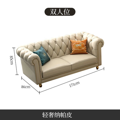 Nordic Modern Leather Sofas Luxury Sectional Single Loveseat Lounge Couch 3 Piece Designer Divano Soggiorno Furniture Home