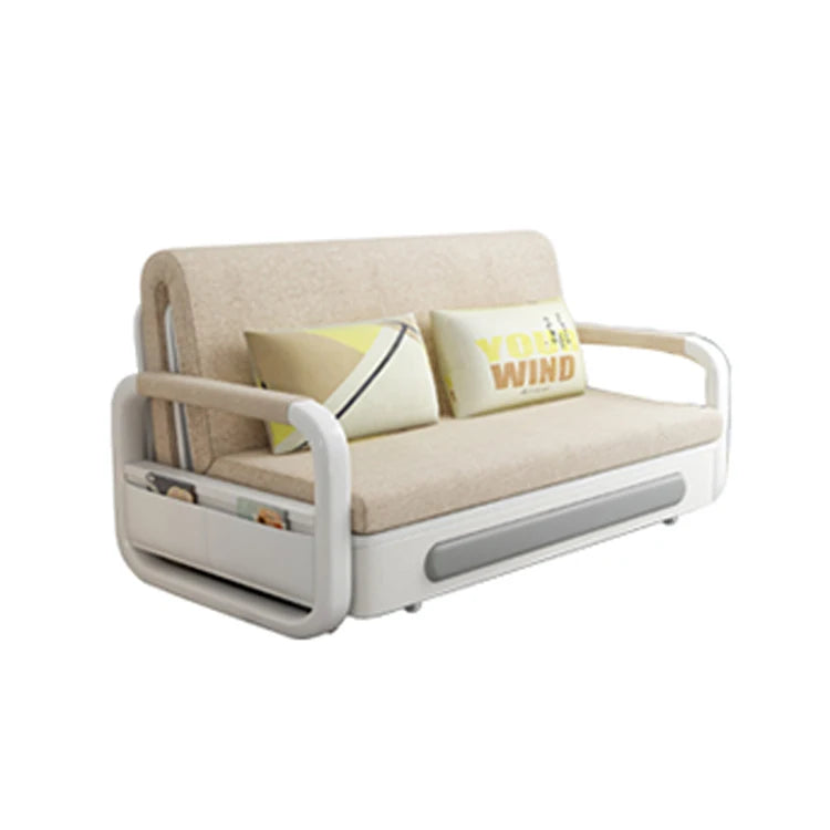 Technology cloth sofa bed dual purpose, multi functional foldable, small apartment in the living room, double fabric art