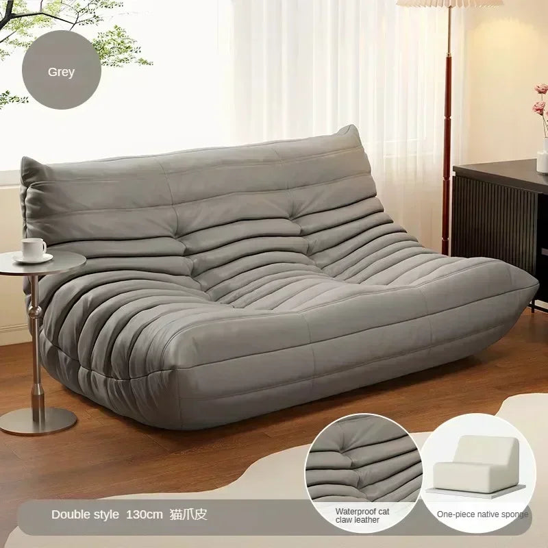 Caterpillar Sofa Designer, Two Person Lazy Leisure Chair, Three Person Small-sized Sofa