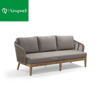 Garden Furniture Rattan Sofa Teak Sofa Outdoor Furniture for All Weather