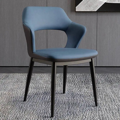 Kitchen Wooden Dining Chairs Table Individual Soft Relaxing Desk Leather Living Room Dining Chairs Home Sandalyeler Furniture
