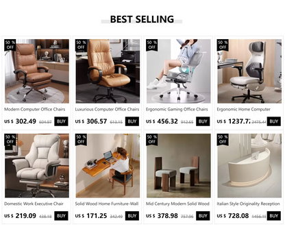 Modern Armchair Office Chairs Computer Study Swivel Gaming Office Chairs Recliner Adjustable Office Furniture Silla Oficina LLOC
