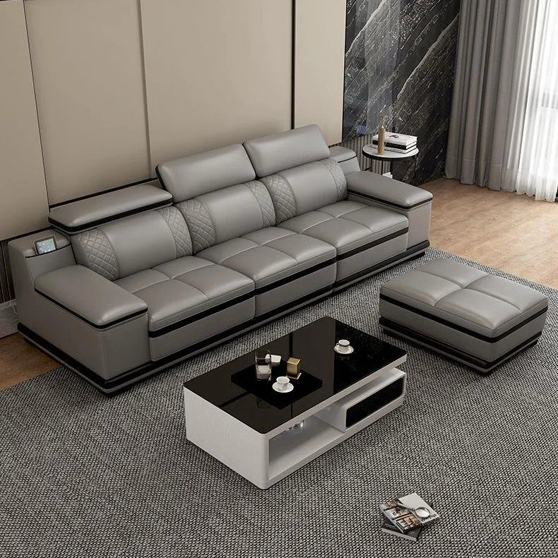 Sofas for Home Leather Designer Custom New Design Large Modern Set Living Room Furniture Modular Corner