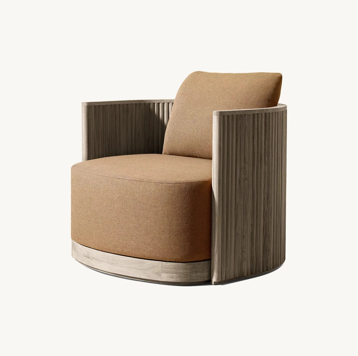 Outdoor garden furniture Custom garden patio teak sectional sofa set Waterproof fabric sofa  table and chair covers wood frame