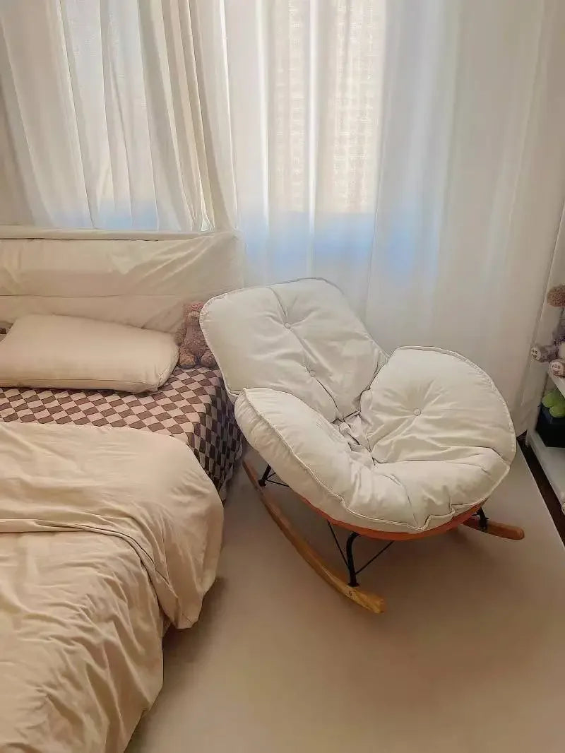 Lazy Couch Penguin Rocking Chair Indoor Leisure Rocking Chair Lounge Chair Rocking Daybed Adult Lounge Snail Balcony Home Egg