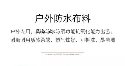 Aluminum alloy outdoor sofa open-air balcony villa courtyard coffee table combination furniture