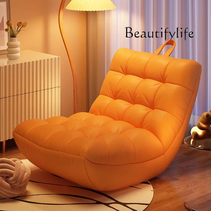 uu White Cream Living Room Chairs Relaxing Balcony Throne Comfortable Vintage Beauty Chairs Ergonomic Fauteuil Trendy Furniture