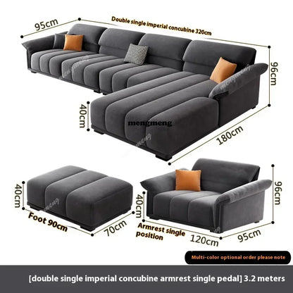 Luxury European Sofa Living Room Sectional Minimalist Modular Sofa Comfortable Lounge Divano Soggiorno Di Lusso Room Decor