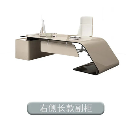 Luxury European Office Desk Wooden Study Computer Gaming Standing Office Desk Bedroom Conference Design Ufficio Home Furniture