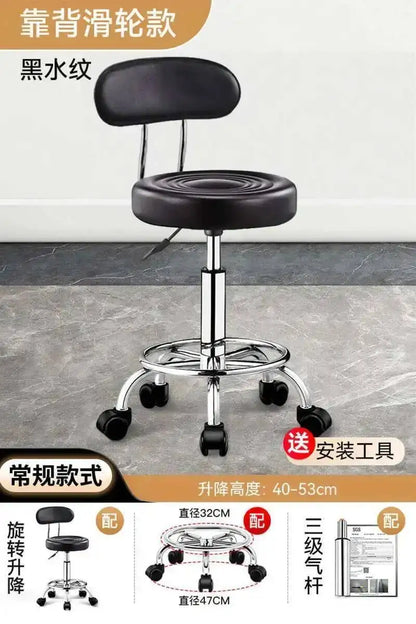 Vintage Bar Chairs Accent Modern Barber Adjustable Office Counter Bar Chairs Nordic High Taburete Silla Furniture YN50BC