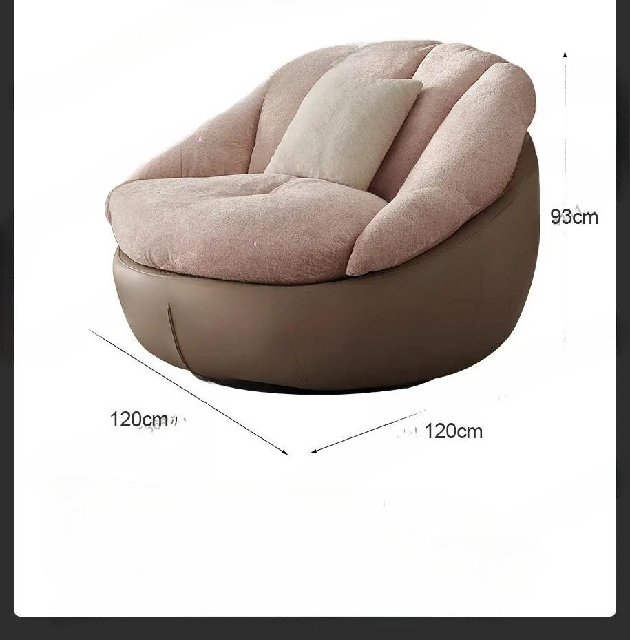 Sofa chair modern simple living room balcony household lazy leisure chair spot light luxury