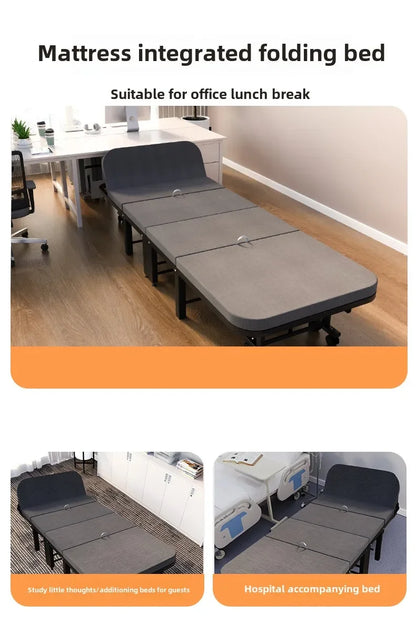 Rollaway bed Single office lunch break bed Nap bed Portable retractable hidden escort bed Rollaway bed Camp bed