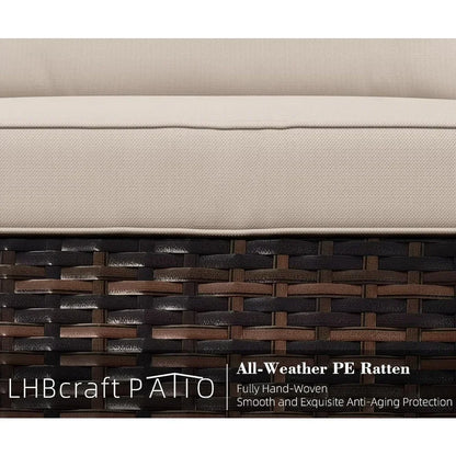 Furniture Set, Outdoor Furniture Patio Sectional Sofa, All Weather PE Rattan Outdoor set with Cushions and Table