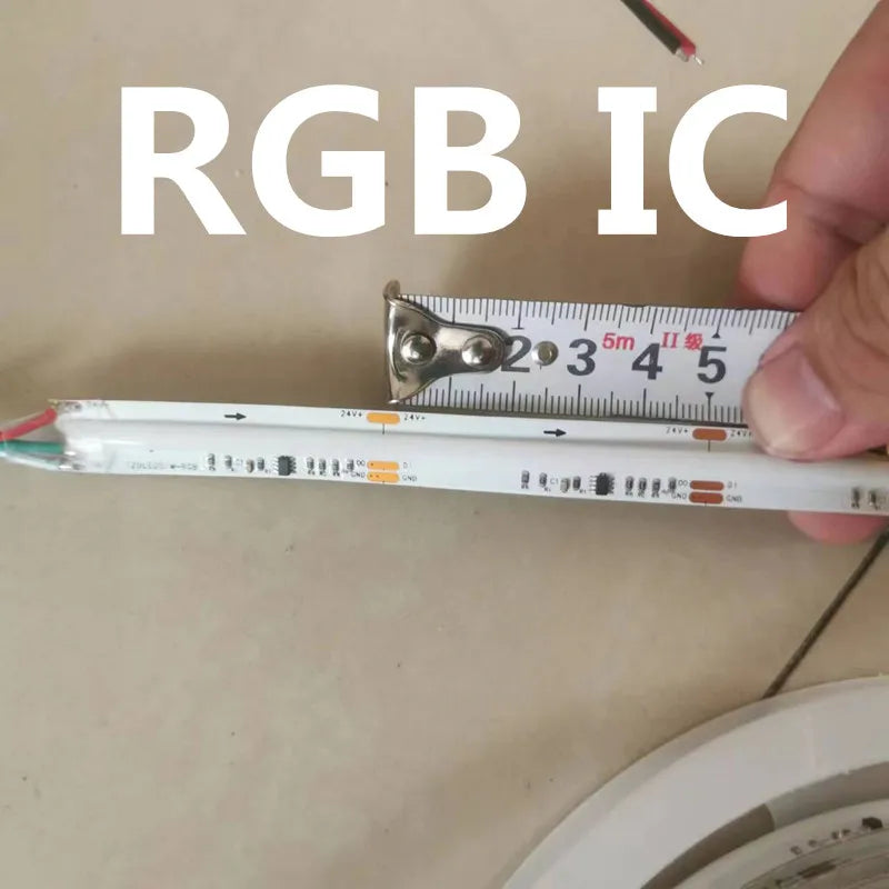 COB RGBCCT Waterproof IP67 DC24V LED Strip Light  84RGB CCT Dotless Flexible FCOB LED Tape Ribbon Lamp for Room Decoratio0LEDs/m
