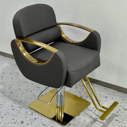 Shop Modern Barber Chair Design Nordic Luxury Chic Barber Chair Slim Style Krzesło Fryzjerskie Salon Furniture