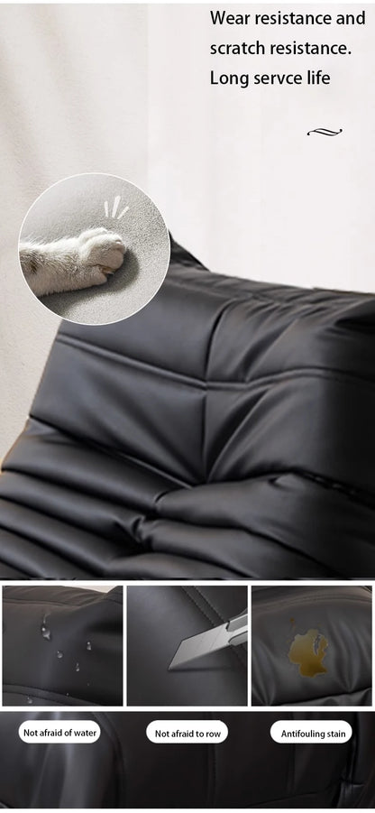 Caterpillar sofa togo modern living room balcony lounge lazy sofa available white lamb wool sofa