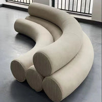 Canapé moderne de luxe en velours, tissu de villa, canapé double pour salon, design personnalisable, mobilier de salon.