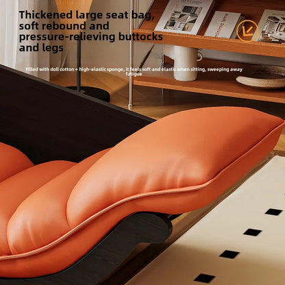 Rocking chair adult 2024 new lazy sofa balcony single sleeping master bedroom recliner leisure banana chair