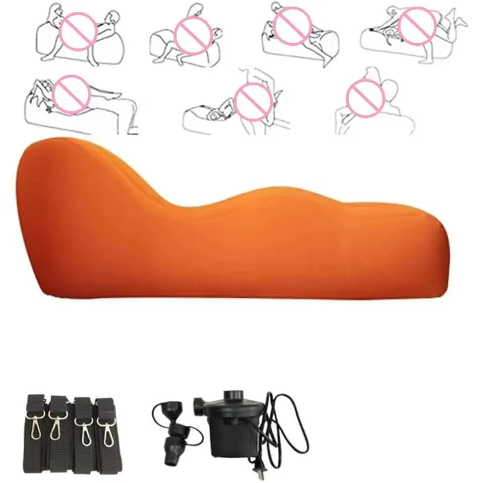 Sextoys Sex Chair Sofa Bed Bdsm Furniture Sextoy Bondage Tantra Inflatable Armchair Erotic Couple Adults Sexual Pillow Sex Toys
