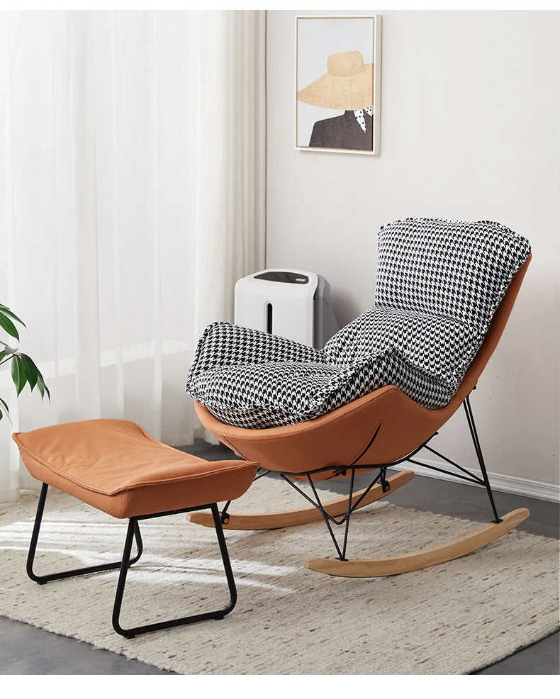 Adult recliner Adult balcony Home indoor leisure Xiaoyao Yaoyao lazy sofa rocking chair