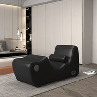 Balcony bedroom single lazy special-shaped sofa multifunctional bedside table hotel homestay lounge chair chaise longue