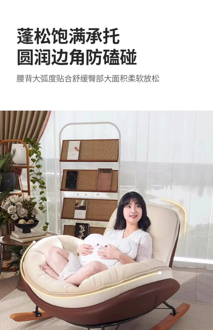 Lounger Balcony Recliner Chair Comfortable Fluffy Floor Hallway Recliner Chair Reading Interior Silla Mecedora Nordic Furniture