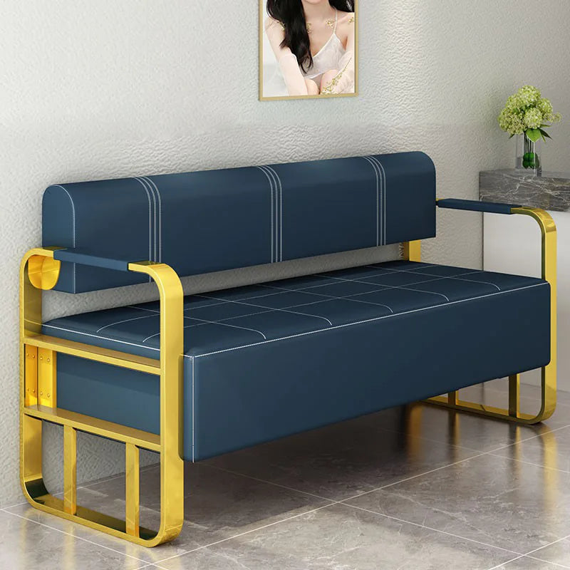 Chair Barber shop sofa chair reception room sitting area long sofa chair thickened equal sofa