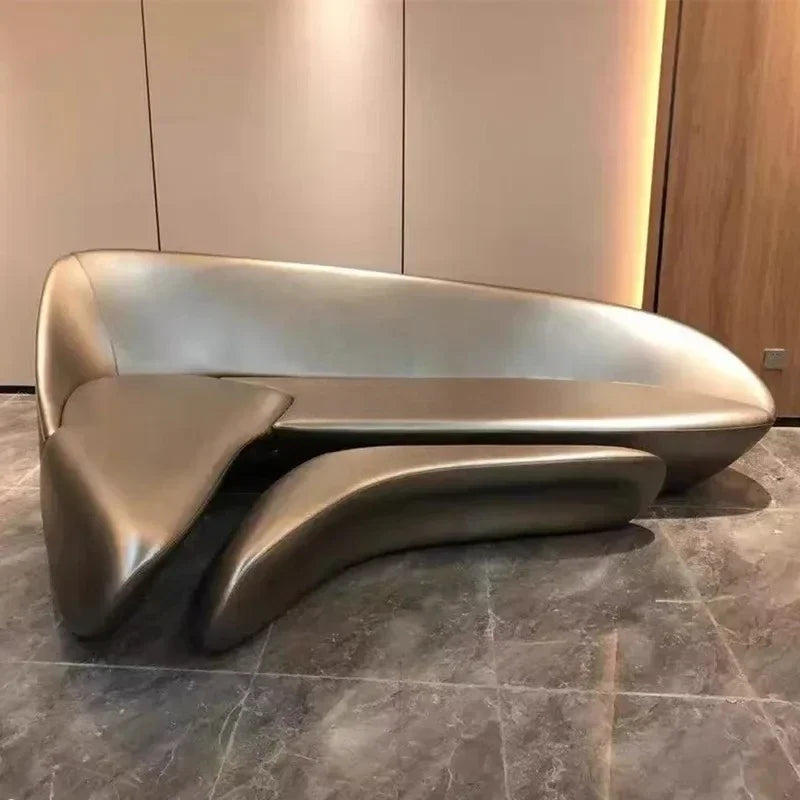 FRP Moon Sofa Hall d'hôtel Canapé de réception de forme spéciale
