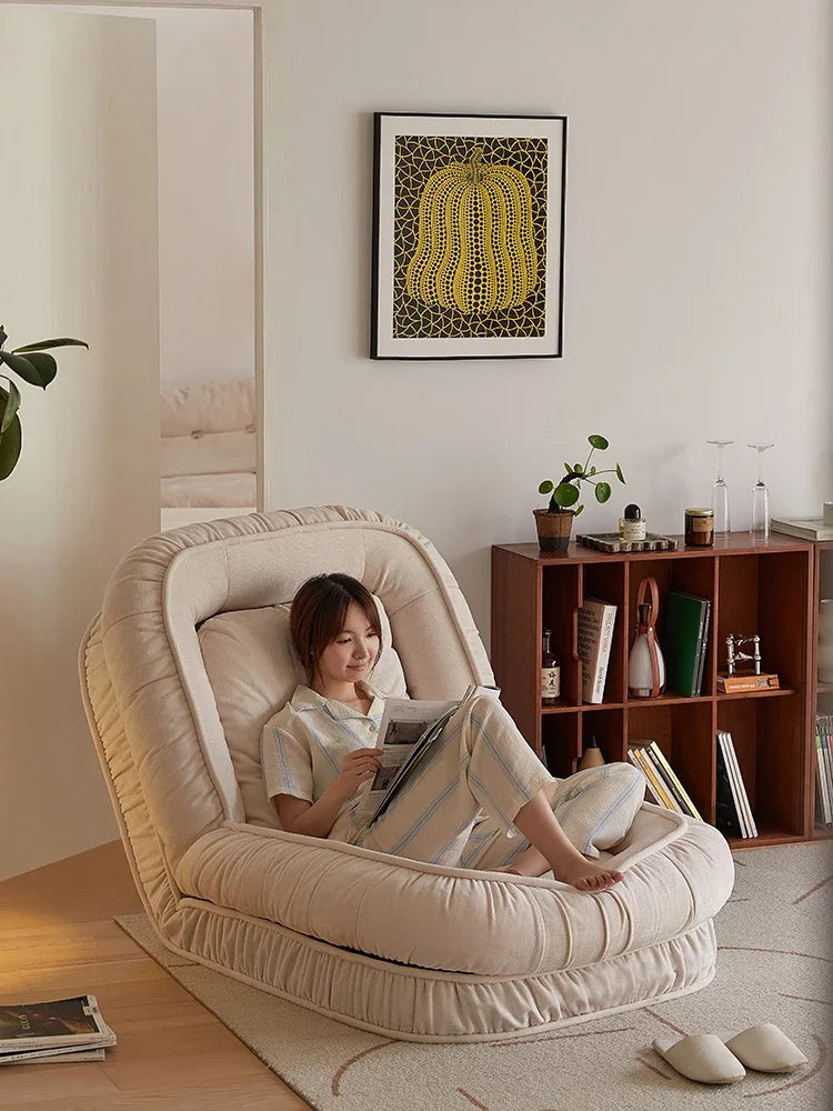 -Human Dog Multi-fuctional Napping  Lazy Sofa Folding Lying Sleep Adjustable Washable Small Living Room Huge Single Sofa Bed