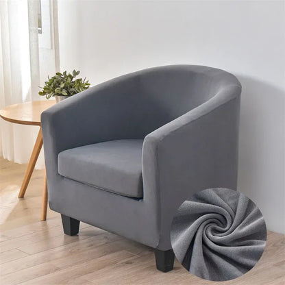 Elastic Spandex Tub Chair Cover Stretch Armchair Cover Club Sofa Slipcover for Living Room Couch Covers with Seat Cushion Covers