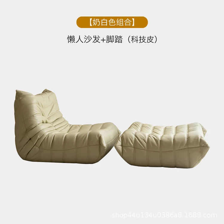 Caterpillar sofa togo modern living room balcony lounge lazy sofa available white lamb wool sofa