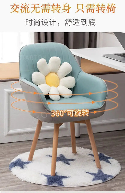 New Arrival Desk Chair - Home Comfort with Lumbar Support for Office & Study Spaces