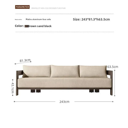 Courtyard Sofa, Outdoor Relaxation, Outdoor Lounge Chair, Villa Garden Table, High-end Furniture Set, Garden Furniture