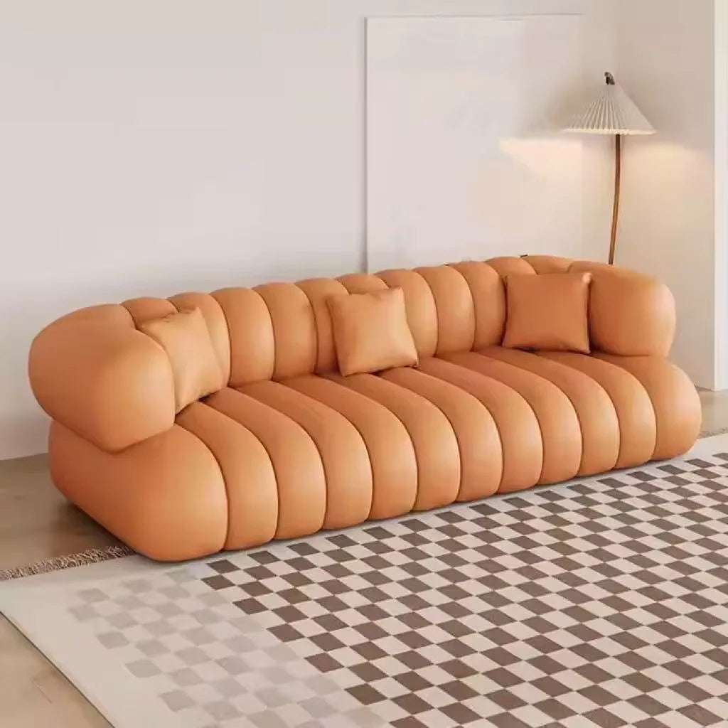 Luxury Modular Combination Sofa Set Home Hotel Fabric Reclining Cooling Sponge Filled Living Room Apartment
