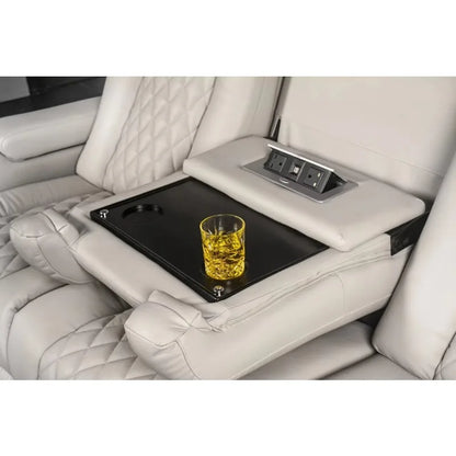 Furniture Smart Home Electric Power Recliner Genuine Leather VIP Home Theater Sofa For Bedroom & Living Room USB LED Cool Cup