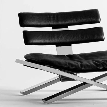 -*Designer Medieval Recliner Living Room Creative Stainless Steel Single Chair Hotel Homestay Leisure Chair Bauhau Furniture Hom
