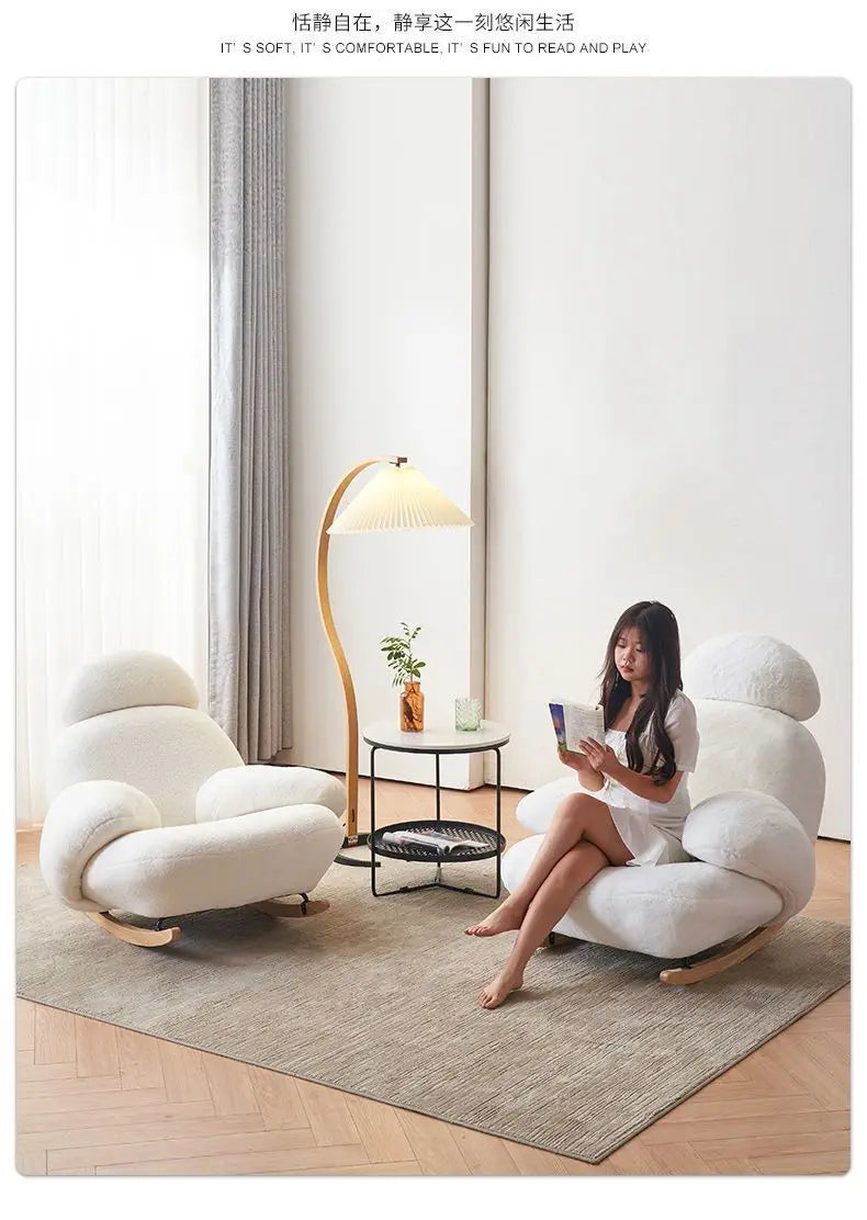 Living Room Leisure Sofas Comfortable Villa Home Furniture Sofas Simple Minimalist Fabric Furniture El Sofá MHSF