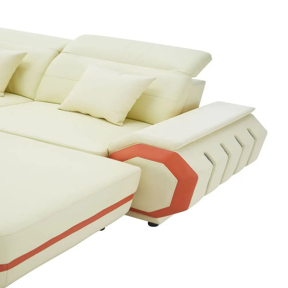 Modern Style Office Genuine Leather Sofa Set Furniture Living Room