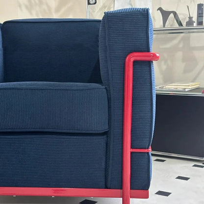 Sofa single chair, living room metal leisure chair