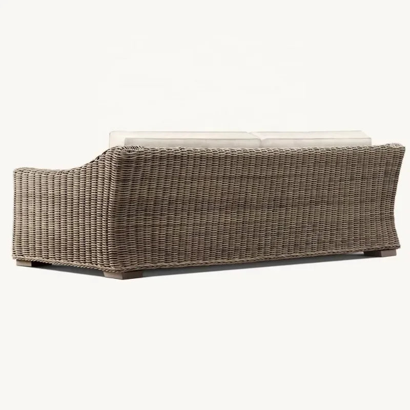 Hot Sales Luxury Modern Waterproof Outdoor Wicker Balcony Aluminum Frame