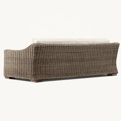 Hot Sales Luxury Modern Waterproof Outdoor Wicker Balcony Aluminum Frame
