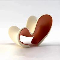 Nordic Creative FRP Special-shaped Love Shaping Leisure Chair Bow Chair Lazy Reclining Chair