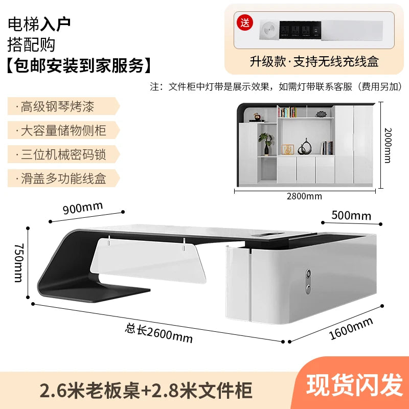 Adjustable Gaming Office Desk Organizers Storage Multifunctional Office Desk Lshaped Folding Escrivaninha Commercial Furniture