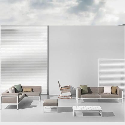 Nordic outdoor sofa, coffee table combination courtyard B & B garden living room outdoor balcony terrace