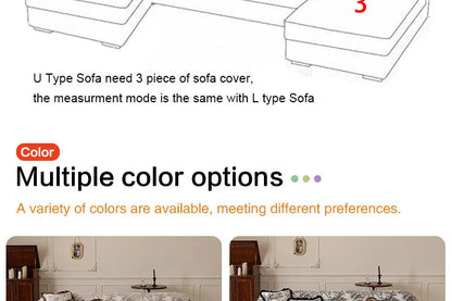 1 Piece Set Plant Stretchable Sofa Cover Non-slip Full Cover Dust Cover Bedroom Living Room Home Decoration 2/3/4 People