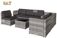 Hot SalesFactory Price Wicker Rattan Indoor/Outdoor Furniture Garden Sofa Set 8 PCS Wholesale Suppliers