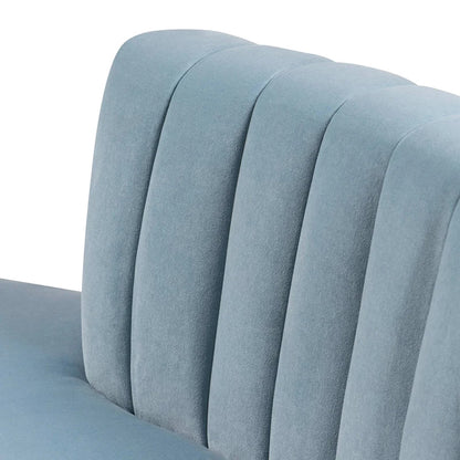 Ensemble de canapé moderne incurvé demi-lune en forme de U, meubles ronds de salon en tissu rond en forme de C, pied doré en acier inoxydable